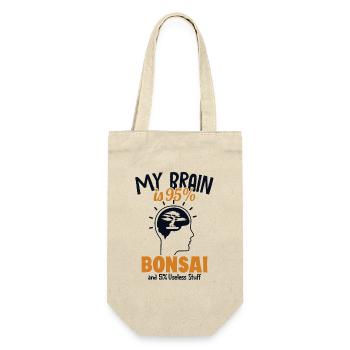 My Brain is 95% Bonsai Penjing Indoor Bonsai - Gift Bag for Bottles - nature - Front