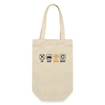 Eat Sleep Bonsai Repeat Penjing Indoor Bonsai - Gift Bag for Bottles - nature - Front