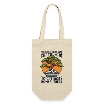 Des voix me disent d’obtenir plus de pots de bonsaï - Sac à bouteille - nature - Devant