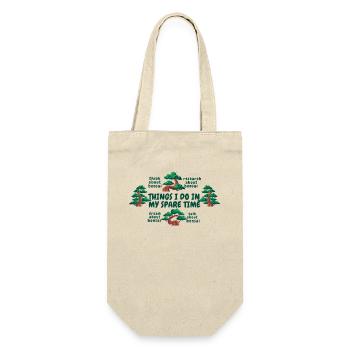 Things I Do In My Spare Time Bonsai Pots Penjing - Gift Bag for Bottles - nature - Front