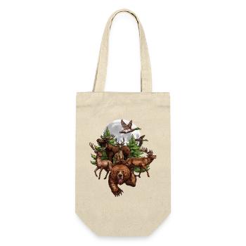 T-shirt for a hunter-Hunter's gift idea - Gift Bag for Bottles - nature - Front