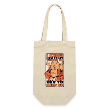 Je sais laisser aller Symbole bouddhiste - Sac à bouteille - nature - Devant