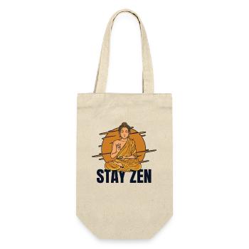 Séjour Zen Bouddhiste Statue Symbole Prêtre Bouddhisme - Sac à bouteille - nature - Devant