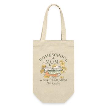Homeschool mom like a regular mom but cooler - Gift Bag for Bottles - nature - Front