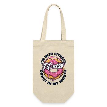 Je suis dans le beignet de fitness Fabricant de beignets glacé Lover Donut - Sac à bouteille - nature - Devant