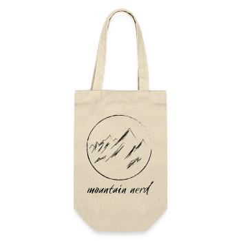 Berge Nerd / Mountain Nerd - Gift Bag for Bottles - nature - Front