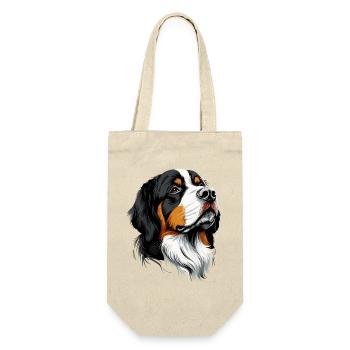 Bernese Mountain Dog Cute Dogs Swiss Mountain Dogs - Gift Bag for Bottles - nature - Front