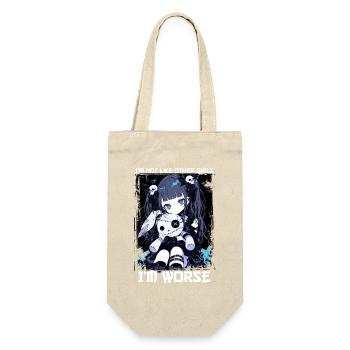 Pas comme les autres filles Anime Fille Gothique Grunge - Sac à bouteille - nature - Devant