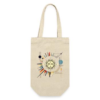 Sun Star Cosmos Ray Art - Gift Bag for Bottles - nature - Front