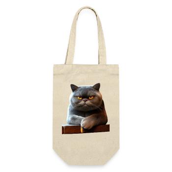 British Shorthair Chat BKH Chat Maman Chats Mignons - Sac à bouteille - nature - Devant