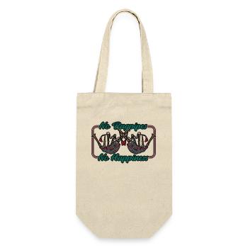 Kein Dudelsack Kein Glück Blasrohr Großes Hochland - Geschenkbeutel für Flaschen - Natur - Vorne