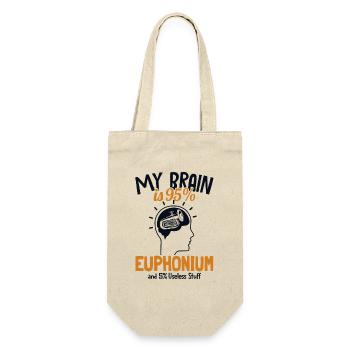 Mon cerveau est composé à 95% d’euphonium euphoniste euphoniste - Sac à bouteille - nature - Devant
