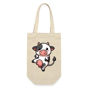 Vache - Sac à bouteille - nature - Devant