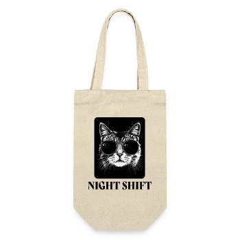Chat cool - Sac à bouteille - nature - Devant