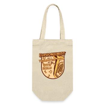 Euphoniumist Like A Trumpeter But With Skills - Gift Bag for Bottles - nature - Front