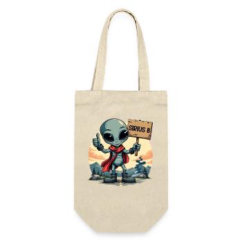 Mignon extraterrestre auto-stoppeur Sirius B OVNI extraterrestre - Sac à bouteille - nature - Devant
