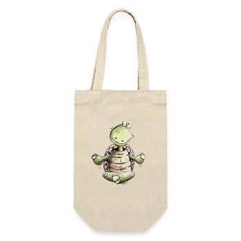 Yoga Turtle Chills - Gift Bag for Bottles - nature - Front