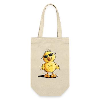 Cool Chick I Chicken - Gift Bag for Bottles - nature - Front