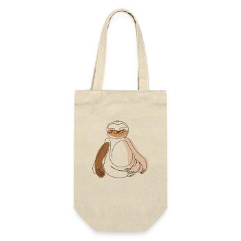 Lineart Pilosa Folivora Brown-Throated Lover Sloth - Gift Bag for Bottles - nature - Front