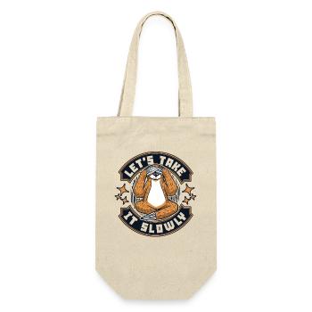 Let's Take It Slowly Pilosa Folivora - Gift Bag for Bottles - nature - Front