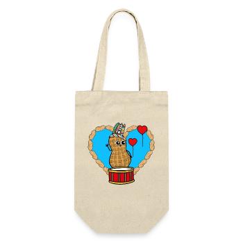 Peanut Hippie Chaman Batteur Coeur Enfants - Sac à bouteille - nature - Devant