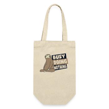 Busy Doing Nothing Brown-Throated Pilosa Folivora - Gift Bag for Bottles - nature - Front