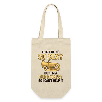 Ich hasse es, so sexy zu sein, aber ich bin ein Euphonisten-Instrument - Geschenkbeutel für Flaschen - Natur - Vorne