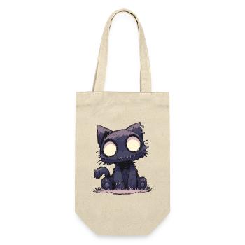 Dead Cat Doll Katze Gothic Puppe Goth Kawaii - Gift Bag for Bottles - nature - Front