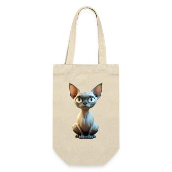 Chat Sphynx Chat Sphynx Chat Canadien Mignon Sphinx - Sac à bouteille - nature - Devant