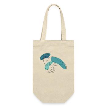 Lineart Parasaurolophini Hadrosauridae Lover - Gift Bag for Bottles - nature - Front