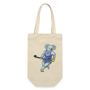 Koala Field Hockey Field Hockey Stick - Gift Bag for Bottles - nature - Front