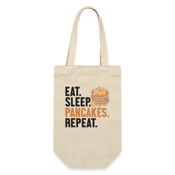 Manger des crêpes pour dormir Répéter les recettes Griddlecake - Sac à bouteille - nature - Devant