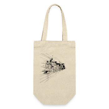Locomotive Graphics - Gift Bag for Bottles - nature - Front