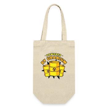 Powered By Uranium Energy Uranium Operator - Gift Bag for Bottles - nature - Front