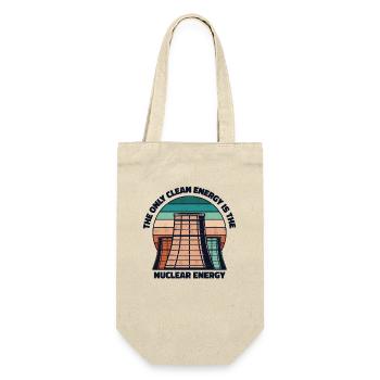 The Only Clean Energey Is Nuclear Energy Nuclear - Gift Bag for Bottles - nature - Front