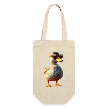 Duck, Mallard, Duckling, Duckling, , Duck - Gift Bag for Bottles - nature - Front
