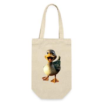 Duck, Mallard, Duckling, Duckling, , Duck - Gift Bag for Bottles - nature - Front