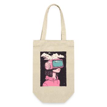 Anime Fille Vaporwave Pastel Goth Grunge Graphique - Sac à bouteille - nature - Devant