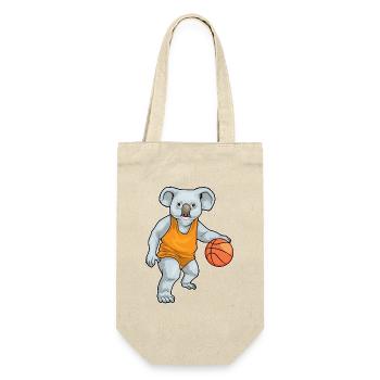 Koala Basketball Player Basketball - Gift Bag for Bottles - nature - Front