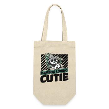 Bamboo Loving Cutie Panda Bear Friend Giant Panda - Gift Bag for Bottles - nature - Front