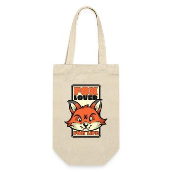 Fox Lover For Life Caninae Red Fox Canidae Fox - Gift Bag for Bottles - nature - Front