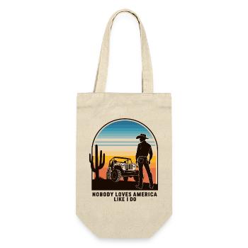 Cow-boy - Sac à bouteille - nature - Devant