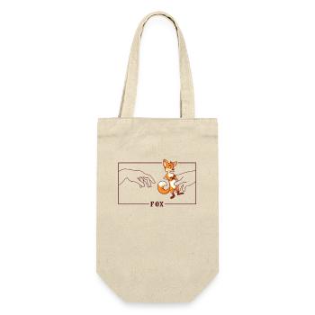 Michelangelo Creation of Adam Fox Red Fox Canidae - Gift Bag for Bottles - nature - Front