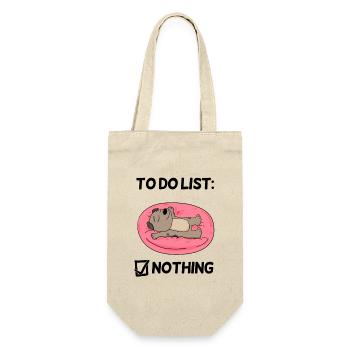 Funny Saying Funny Sayings - Dog Motif - Gift Bag for Bottles - nature - Front