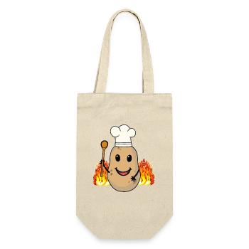 Potato Potatoes Cook Cook Cook Host - Gift Bag for Bottles - nature - Front