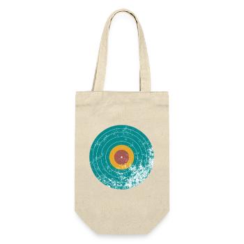 Disque vinyle Vintage Retro - Sac à bouteille - nature - Devant