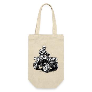 Quad Lover Quad Driver Motorsport Quad - Gift Bag for Bottles - nature - Front