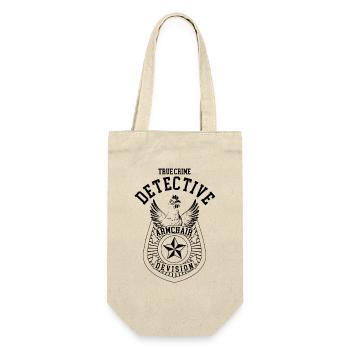 Huhn Marke True Crime Detektiv Geschenk Lustig - Geschenkbeutel für Flaschen - Natur - Vorne
