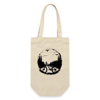 Mountain Bike Graphics - Gift Bag for Bottles - nature - Front