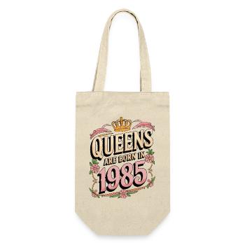Reines nées en 1985 Élégante couronne florale - Sac à bouteille - nature - Devant